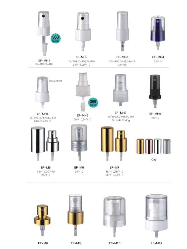Dispenser Mist Sprayer Perfume Factory Aluminum Sprayer For Cosmetic Bottle With Aluminum Cap Supplier