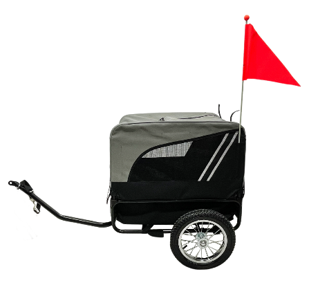 Foldable Dog Pet Bicycle Cycle Bike Cargo Trailer for Camping Pet Dog Luggage Carry Transport supplier