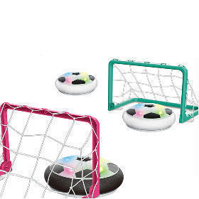 Hover soccer ball,air power football Gate Set ,indoor LED light up fun air soccer game supplier