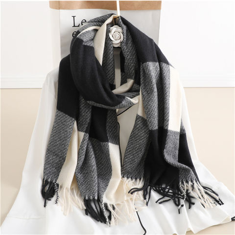 Cheap Cashmere Scarf Basic Multi Color Winter Long Scarf with Tassel -  China High Quality Scarf and Promotion Womans's Scarf price