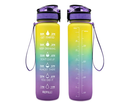 Plastic Rainbow Bottles - Set of 3, Capacity: 1000 mL