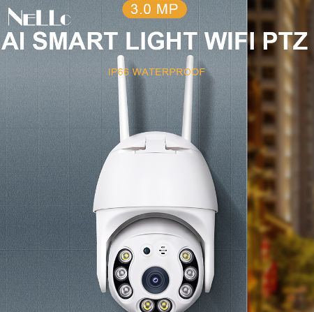Tuya 3.0MP Dual Light Wireless Mini Camera Smart Home IP Camera Wifi Alexa Security Camera supplier
