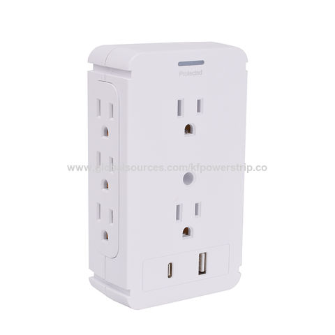 Buy Wholesale China 120v Us Standard Double Ac Outlet With 2 Usb Charger  Port Smart Wall Plug Socket & Wifi Power Sockets at USD 6.78