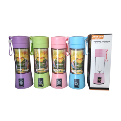 380ml Mini USB Juicer Cup Portable Rechargeable Fruit Blender