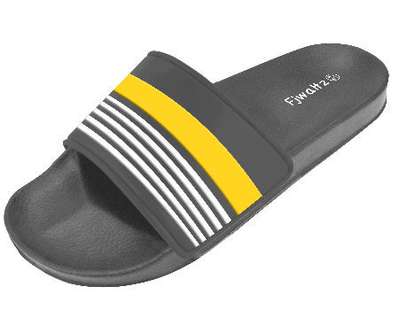 kapani black slide flip flop