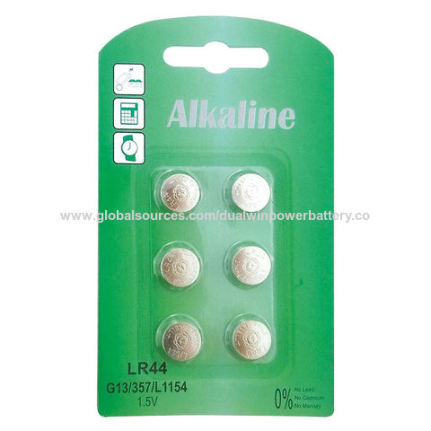 Piles bouton Chine Vente en gros pile alcaline pour montre (1,5 V AG13/LR44/357)  - Chine Pile et pile bouton prix