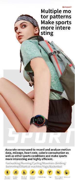 Full Touch Sport Smart Watch Vyrų Moterų Širdies ritmo Fitness Tracker Bluetooth skambučių laikrodžio rankinio laikrodžio tiekėjas