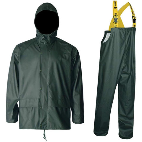 Coastal Sailing Waterproof Jacket With Bib Pants Fishing Rain Suit