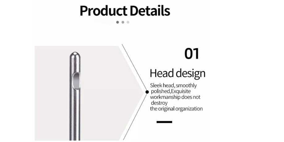 Hypodermic needle micro cannula tip blunt needle 22g 25g 50mm supplier