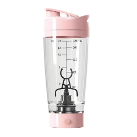 1pc 650ml/22 Oz Electric Protein Shaker Bottle, Made With Tritan