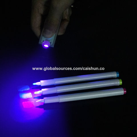 Graffiti, marcadores UV, tinta invisible, rotulador permanente, lápiz de luz negra, mensaje secreto, bolígrafo, juguete de dibujo