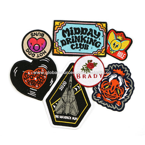 Buy Wholesale China Custom Embroidery Patches, Sew On Embroidered Patches,  Iron On Patches, Patch Uniform & Embroidery Patch at USD 0.28