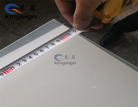Kingsign® Acrylic hot sale extruded clear plexiglass panels PE film on both side plexiglass panles supplier