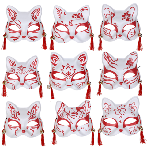 Cat Mask Rave Festival Cosplay Animal Latex Mascara Head Hood