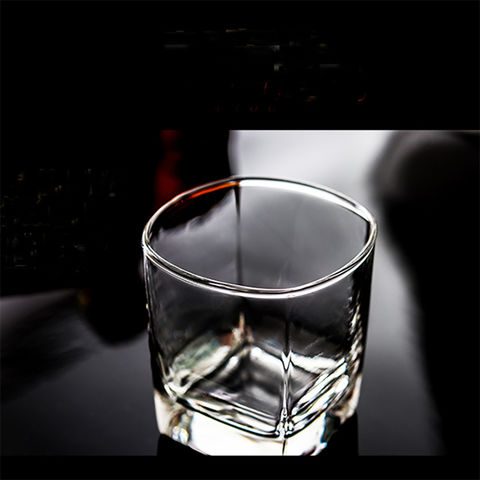 6oz clear glass cup for whisky drinking wholesale