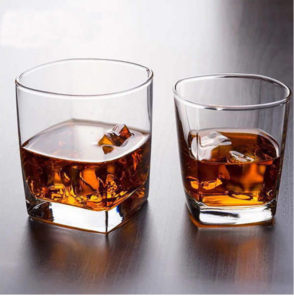 6oz clear glass cup for whisky drinking wholesale