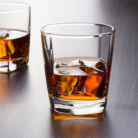 6oz clear glass cup for whisky drinking wholesale