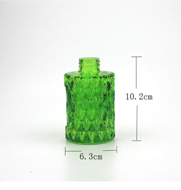 Aroma-Diffusor-Flasche Holz Leere Glas-Diffusor-Flasche Diffusor