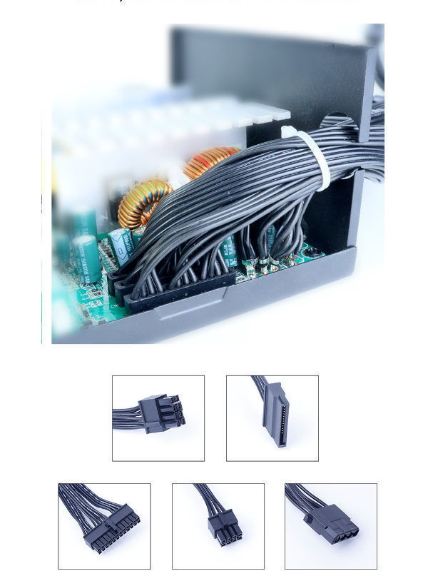 Computer PSU SMD cast iron 430w 80 plus bronze pc power supplier