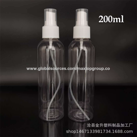 Buy Wholesale China 10ml 20ml 30ml 50ml 100ml 200ml Cosmetic Mist Spray  Bottle Empty Round Mini Pet Plastic Spray Bottle & Mist Spray Bottle at USD  0.023