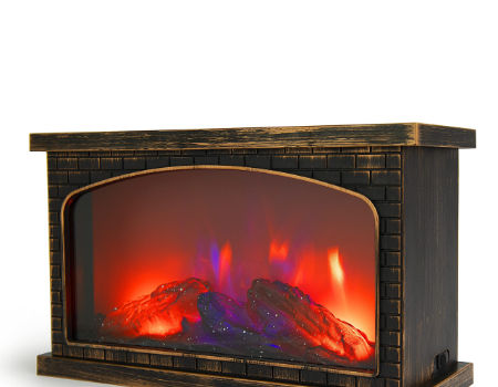 5 Color Led Fireplace - Lantern Decorative, Electric Fire, Room