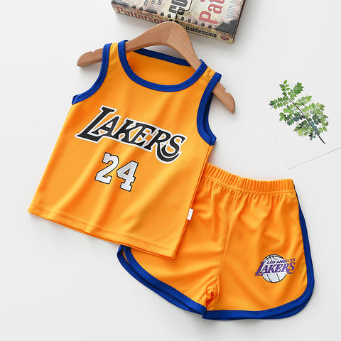 lakers baby wearing basketball jersey