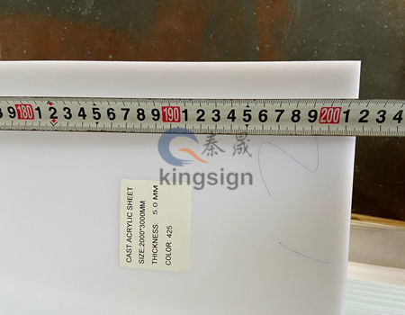 China factory Kingsign® acrylic 1220x2440mm color plexiglass panel for decoration supplier