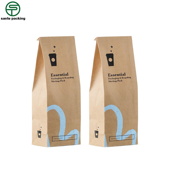 Competitive Price Ziplock Bag Stand up Pouch Coffee Package Yellow Coffee  Bag - China Packaging Bags, Food Packing