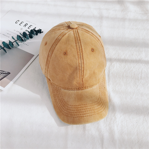 Blank Cotton Baseball Caps, Solid Colors