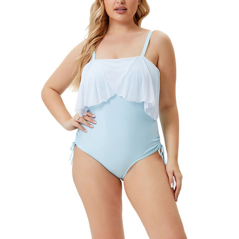 Compre Maiô Feminino Com Babados De Tamanho Grande, Maiô De Uma Peça, Maiô  De Tamanho Grande, Gordo, Monokini e Plus Tamanho Monokini de China por  grosso por 8 USD