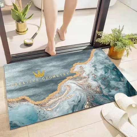 Kitchen Floor Mat Super Absorbent Diatomaceous Mud Doormats Bathroom Pad  Anti-Slip Kitchen Mats Wipeable Wash Long Strip Carpet