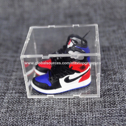 Jordan 1s 3d Mini Sneaker keychain Shoe keyring with box and bag Perfect  Gift