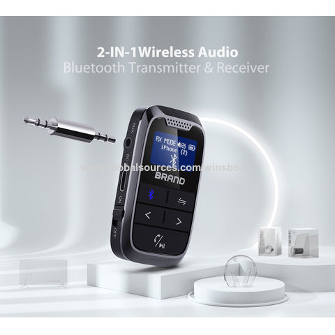 Adaptador Bluetooth para Coche Aux 3.5mm Jack, Bluetooth V5.1 RX TX  Transmisor Receptor Kit Manos Libres para Coche, Transmisor Bluetooth para  Sistema Estéreo, PC, TV, Audio, Radio de Coche, Coche, M