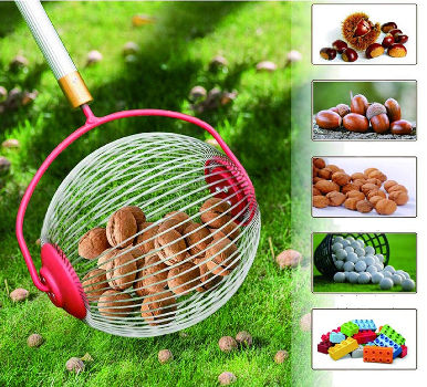 Plastic Fruit Picker Basket Catcher Collector Gardening Picking Tool+4 Screws 8" 