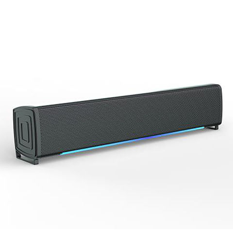 Achetez en gros Barre De Son Ordinateur Q1 10w Peut Ajouter Une Fonction  Bluetooth 3.5mm Audio Entrée Usb Alimentation Bleu Lumières Chine et Barre  De Son à 3.89 USD