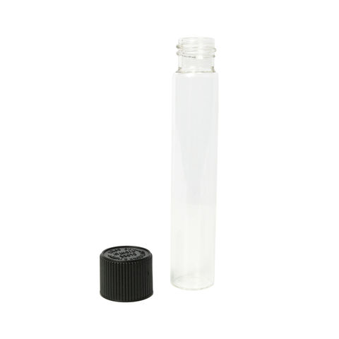 CLEAR, 80mm Plastic Pre-Roll Packaging Doob Tube