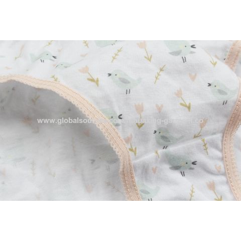 Buy Wholesale China Kids Cotton Panties Floral Print Bikini Underwear For Teen  Girls & Kids Cotton Panties at USD 0.75