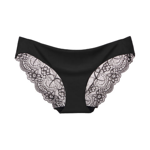 Women's 100% Mulberry Silk Panties Cute Stretchy Lingerie Bikini Mid Waist Underwear  Satin Briefs Shorts Black at  Women's Clothing store