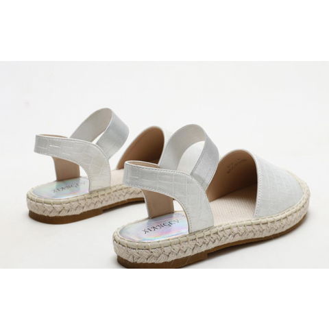 WHITE JUTE SANDALS PAPANATAS C 3793 espadrilles woman en