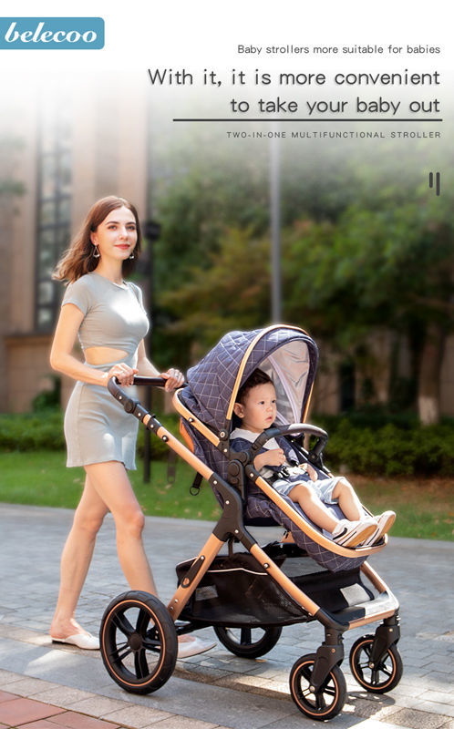 Easy Folding Portable Baby Stroller with Plate/Baby Carriages High View  Baby Stroller/5-Point Seat Belt Baby Trolley Can Lie - China Junior Baby  Stroller and Baby Stroller with Car Seat price