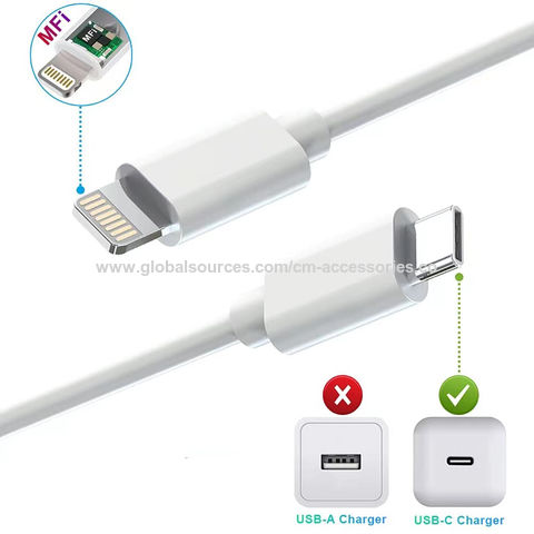 Câble USB d'origine - Câble de chargeur Iphone - Chargeur Iphone