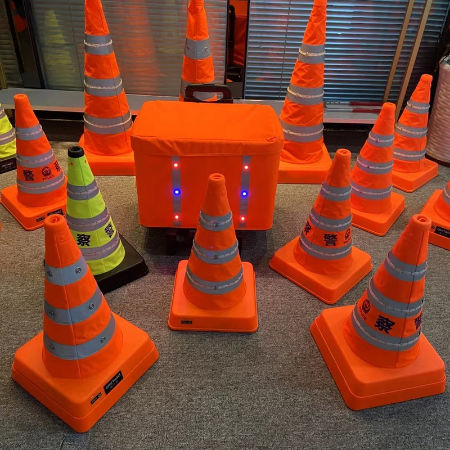 Collapsible&Rechargeable Traffic Cones with LED Light Multi Purpose Pop ...