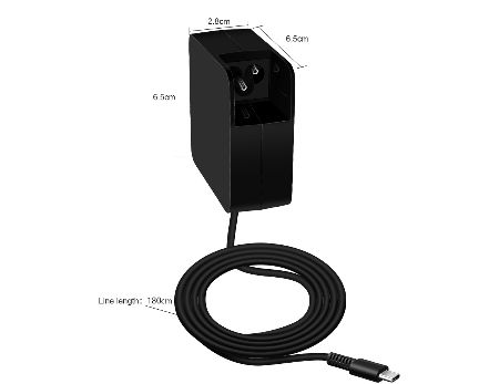 Computer accessories wholesale price 45W cubic shape laptop charger USB C PD charger 45W for HP supplier