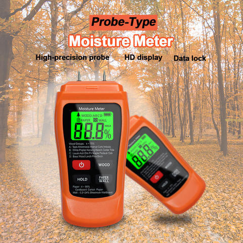 MT18 Digital Moisture Meter Hygrometer Detector Humidity Tester