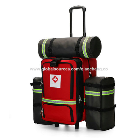 Hospital Ambulance Medical Nurse Emergency Trolley Wheeled Rolling Duffel Luggage Bag Backpack Duffel Bag Trolley Bag Medical First aid Carrier Buy China Wholesale Medical First aid Travel Rolling Bag...