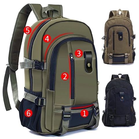 Retro Men's Backpack Trendy Casual Large Capacity Sports Travel