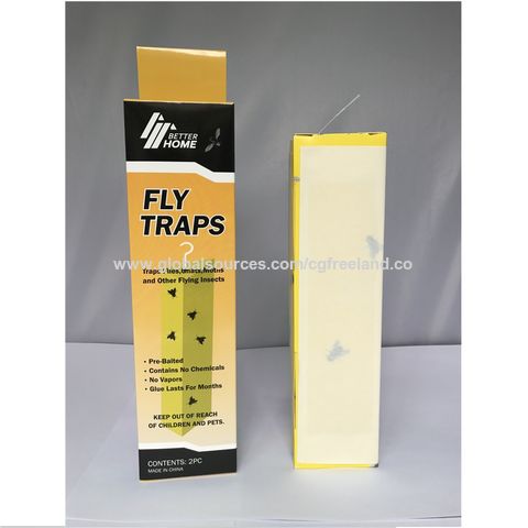 Disposable kill fly catcher Sticky Glue Ribbon Roll Insects