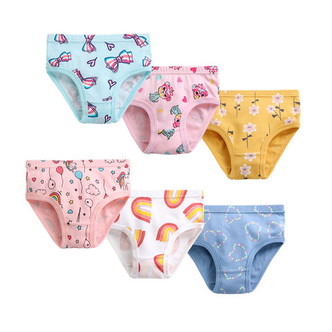 Buy Wholesale China Children Underwear Kids Girls Briefs Girls Panties  Underwear Cartoon Kids Girls & Underwear at USD 0.5