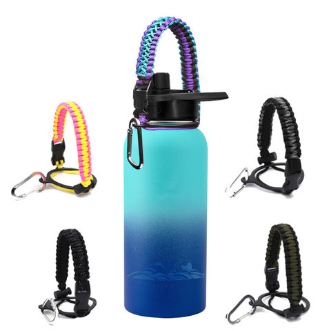 Bouteilles personnalisées promotionnelles, couvercle flexible, large ouverture, bouteilles d'eau de sport isothermes en acier inoxydable