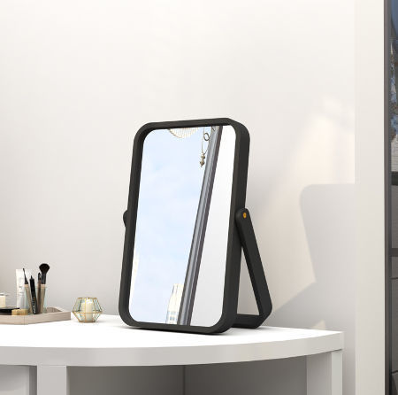 Bathroom mirror with solid wood frame Solid wood wall mirror Wood art mirror Wood products factory supplier